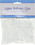 Premium Clear Plastic Latex Balloon Clips - 0.5" (144 Ct) - Quick & Easy Party Decoration Solution - Effortless Sealing for All Events and Celebra...