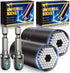 Universal Socket Set - 2 Pack, Chrome Vanadium Steel, 1/4" to 3/4" Range, Great for Home Improvement, Carpentry, Mechanics - Gift Idea...