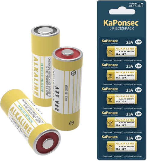 5 Pack Alkaline L1028F 23A 12 Volt Batteries for Celling Fan and Remote...