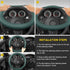 Cooling steering wheel coverSuede Steering Wheel Cover, Breathable, Anti-Slip, Warm in Winter and Cool in Summer, Universal 15 inch Standard Size[...
