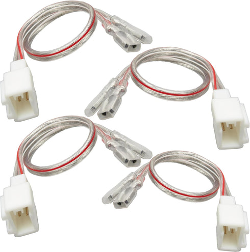 Dash Tweeter Speaker Wiring Harness Connector Adapter Compatible with Hyundai 2005-2020, KIA 2011-2021 Aftermarket Dashboard Speaker Wire Cable Ad...