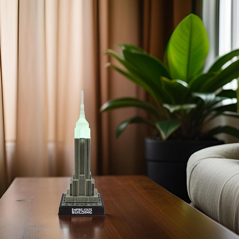 ZIZO New York Breath Taking Empire State Building Replica LED Light up 10" New York City NYC Souvenir Empire State Building Replica Statue of Libe...