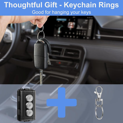 Upgraded Waterproof Magnetic GPS Tracker Box, Magnetic Key Holder for Car Fit for GL300, GL200, GL300W, GL300MA, Fits Most Brands GPS, Magnetic GP...
