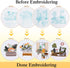 LOMOHOO 4 Sets Cat Embroidery Kit for Beginners, Embroidery Practice kit with Cute Cat Pattern, Stamped Cross Stitch for Embroidery Starters, Craf...
