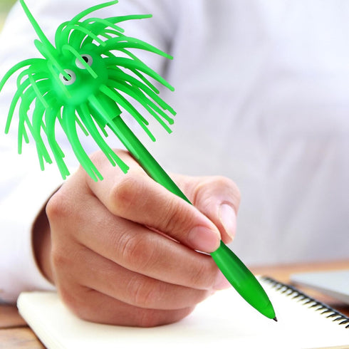 6pcs Stress Ball Ballpoint Pens Funny Monster Ballpoint Pens Cartoon Ballpoint Ink Gel Pens for Kids arty Favors Novelty Pens School Office...