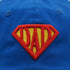 Father's Day Super Dad Hat 100% Cotton Cap 3D Embroidery Blue...