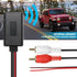Car Universal Wireless Bluetooth Cable Adapter 2 RCA Aux Audio, Car Radio Connector Input car Bluetooth Carb, 12V Stereo Wireless Play for Fiesta ...