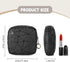4.5" Mini Makeup Bag for Women, Small Black Cosmetics Bag for Purse, Portable Makeup Pouch with Zipper for Girls (Black, Small)...