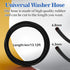 Car Windshield Washer Hose-Hose Kit for Car with 4m Hose 12 Connectors, Wiper Hose,Rubber Hose Connectors Suitable for Most Car Windshield Washers...
