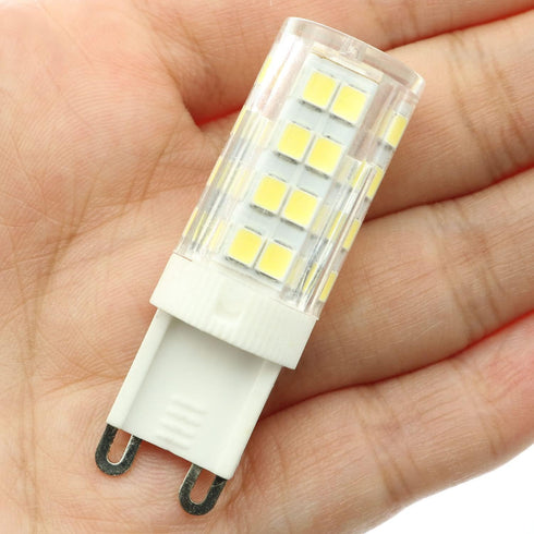 2Pcs Bulb 5W, Non-dimmable led Light, Daylight White 5000K, 360 Degree Omni Beam Angle, G9 Base-120V, led Light for Home Lighting, Bedroom, Ceilin...