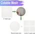 50 Packs 4 Inch Flower Pot Hole Mesh Pad, Plastic Mesh Screen Bonsai Pot Bottom Drainage Hole Grid Mat Mesh, Plant Succulent Pot Planter Drainage ...