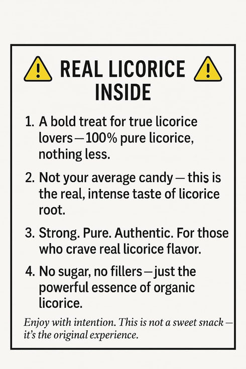 ZOT 100% Organic Licorice, Original, 0.4 Ounce (Pack of 6), Dark Brown, Black, (KKPPOA25607)...