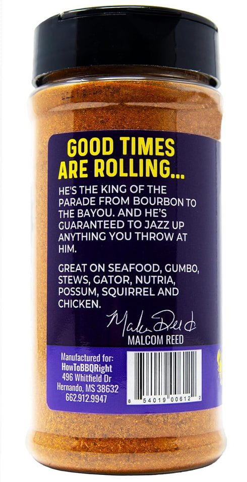 Malcom's Seasoning King Craw | Cajun Seasoning for seafood, gumbo, stews, gator, nutria, possum, squirrel, and chicken | 11.5 Ounces...