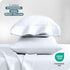 Bare Home Microfiber Pillow Cases - King Size Set of 2 - Cooling Pillowcases - Double Brushed - White Pillowcases 2 Pack - Easy Care (King Pillowc...
