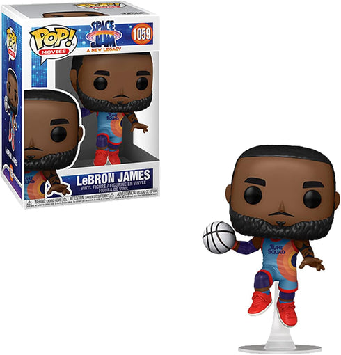 Funko POP Movies: Space Jam, A New Legacy - Lebron James Jumping, Multicolor, Standard (55974)...