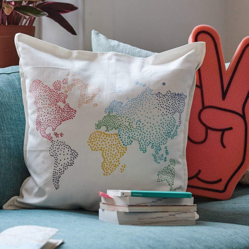 edding 4600 textile pen - black, red, blue, green, yellow - set of 5 - round nib 1 mm - permanent fabric pens for drawing on textiles, wash-resist...