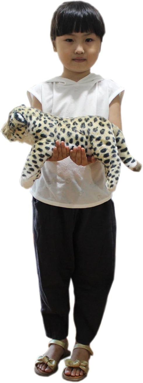 The Jungle Animals Stuffed Plush Toys Cheetah Tiger Panther Lioness Pillows (Brown Leopard, 16 Inch)...