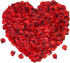 Attmu 3200 Pcs Artificial Rose Petals for Romantic Night, Fake Rose Flower Petals for Wedding, Party, Valentines Day Decorations for The Home (Dar...