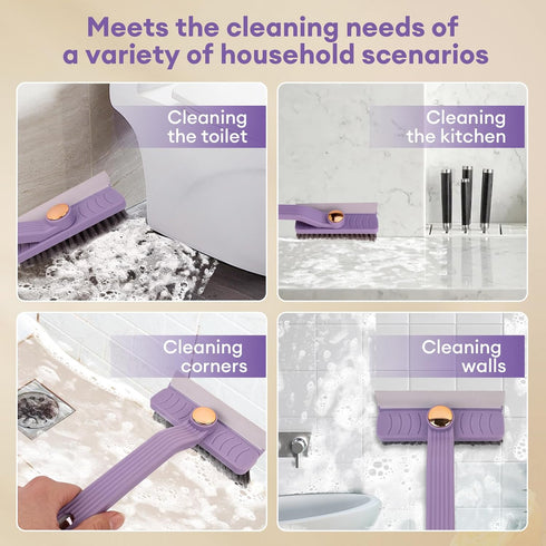 4-in-1 Upgrade Multi-Function Rotating Crevice Cleaning Brush,3 PCS 360 Degree Hard Bristle Rotating Crevice Cleaning Brush,Gap Cleaning Tools for...