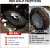 RED WOLF 6X9 Inch Front Door Speaker Adapter W/Speaker Wiring Harness for 2004 Up Toyota 4Runner Camry Highlander, Lexus CT GX LS Install Aftermar...