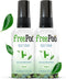 FreePoo - Pack of 2 Toilet Odorizer Lemongrass - Pre Poop Odor Blocker, Aromatic Bathroom Spray, Potty Deodorizer, Air Freshener - 2 x 2.0 floz...