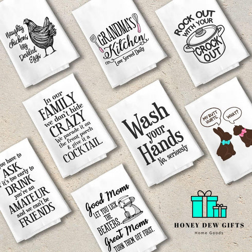 Honey Dew Gifts Funny Towels, All You Need is Love and a Pug Kitchen Towel, Kitchen Decor, Multi-Purpose Pet and Dog Lovers Kitchen Towel, 27 inch...