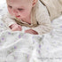 Baby Blankets for Unisex Boys Girls Super Soft Nursery Minky Blankets with Breathable Muslin Cotton Front and 3D Touch Dotted Fleece Backing, Flor...