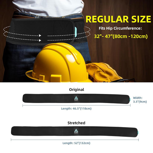 ALLWELL Sacroiliac Si Belt for Women and Men, Sciatica Ease, 3 IN 1 Back Brace for lower Back Support, Pelvis Lumbar Hip Pain Relief...