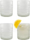 Darware Little Hobnail Drinking Glasses (6oz, 4pk, Clear); Old-Fashioned Beverage Glasses for Tabletop, and Bar Use, and Candle Jars...