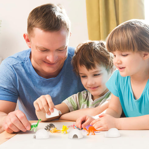 Toyvian 6pcs Mini Igloo Toys Lifelike Ice House Models Arctic Figurines Toys for Boys Girls Kids Dollhouse Micro Landscape Decoration...