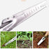 Hand Weeder Tool, Multi Use Garden Manual Weeding Tools with Wooden Handle Stainless Steel Head for Easy Weeder Removal, Transplanting, Pruning, D...