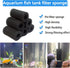 yuntop 6pcs Pre-Filter Sponge, Pre Filter Foam Sponge Roll for Aquarium Fish Tank (6 x 3.5cm /2.4x1.4 inch)...