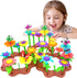 Blocks Toys Flower Garden for Girls Toys STEM, Educational Toy Gardening Pretend Play Set Upgrade DIY Flower Stacking Toys for Kids Preschool...