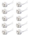 10 Pack Bioluz LED MR16 Socket, GU5.3 Socket, LED Halogen Lamp Ceramic Wire Connector Base Socket Adapter MR16 MR11 G4 GU5.3 Socket (Pack of 10)...