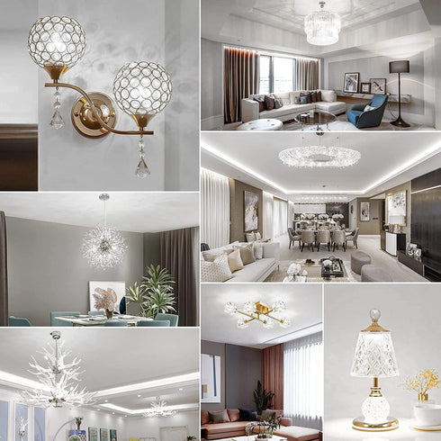 [Pack of 5 G9 LED Light Bulb 7W Dimmable G9 Bi-Pin Base 75W Halogen Equivalent, T3/T4 G9 LED Corn Bulb for Indoor Chandeliers Ceiling Fan Cabinet ...