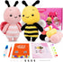 Blyrbnom Crochet Kit for Beginners, Amigurumi Crocheting Animals Kits with Step-by-Step Video Tutorials, Knitting Starter Pack for Adults&Kids,(Be...