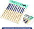 uxcell Diamond Needle File Set 3mm x 140mm, Round Files Titanium Coated Tools for Metal Wood Stone Glass, 10pcs...