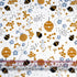 | 12"×54" Hives Bees Honey TPU Vinyl Cute Style Waterproof Transparent Vinyl Fabric for Handbags, Wallets, Quilting...