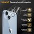 3 Pack Tempered Glass Screen Protector for iPhone 14/13?6.1 inch? + 3 Pack Camera Lens Protecto,Mounting Frame, Anti-Fingerprint, 9H Hardness, Scr...