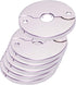 Floor and Ceiling Plate Cover Split Flange Replacement and Repair Kit, Fits 1/2 Inch IPS Galvanized Pipe or 3/4 Inch Copper Pipe, Chrome Finish (P...