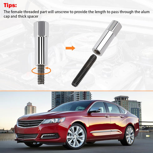 Valve Cover Bolts Kit Compatible with Chevy 350 283 305 327 383 SBC Valve Covers Bolt Studs Small Block Chrome Steel Valve Covers with Black Oxide...