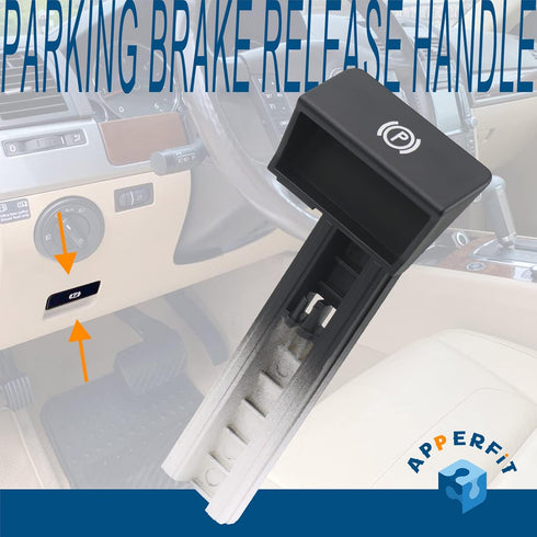 APPERFiT 7L6711878F Parking Brake Release Handle Lever Compatible with Volkswagen Touareg 2004 2005 2006 2007 2008 2009 2010...