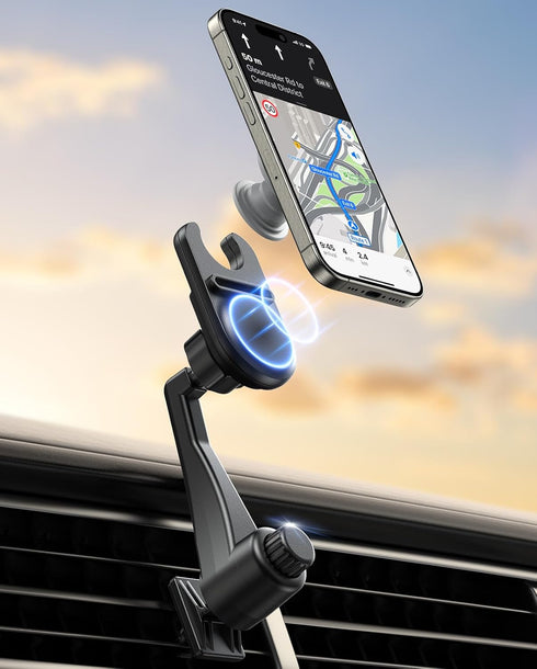 Universal Socket Car Vent Mount Works with PopSockets, Magnetic Socket Phone Holders for Car Air Vent, Hands Free Car Phone Mount Fits All Phones ...