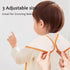Set of 6 Baby Bibs| Waterproof Toddler Bibs| Large Towel Bibs for Toddler 1-6 Years| Bibs for Baby Boys and Girls...