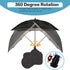 Camera Hot Shoe Umbrella?Camera Rain Umbrella Sunshade?Protects Camera from Rain,Bird Drop,Strong Sunlight,Snow?Waterproof Camera Accessory with S...