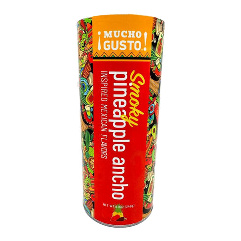 ¡Mucho Gusto! Pineapple Ancho Chile Powder Seasoning - 8.8 oz Chili Powder Shaker - Authentic Ancho Chili Powder Spice Made with Rich Dried Ancho ...