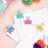 ZZTX Large Binder Clips Paper Clamps Clips Assorted Color, 1.6 Inches, 24 Pieces...