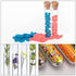 PATIKIL 9ml Plastic Test Tubes with Cork Stoppers, 40Pcs 100x15mm Tubes for Scientific Party Decoration Candy Bead Storage Bath Salt Lab Use, Clea...
