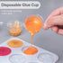 LET'S RESIN Epoxy Mixing Cups Kit,200Pcs, Plastic, 30ml Disposable Measuring Cups,50 Wooden Stirring Sticks, Dropper for Paint Mixing, Jewelry Mak...