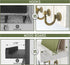 Rebee Vision Key Holder for Wall - Decorative Mail Organizer Wall Mount with 5 Key Hooks for Modern Farmhouse Apartment Essentials - Home Decor fo...